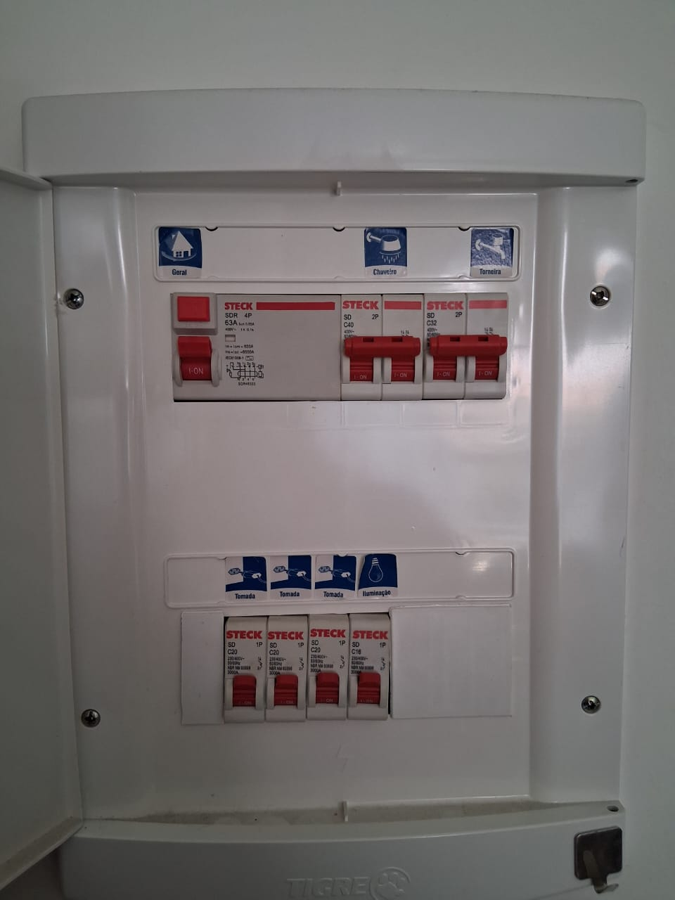 Quadro de distribuição residencial